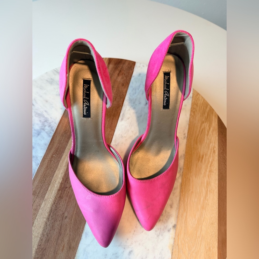 Michael Antonio Vibrant Pink Heels